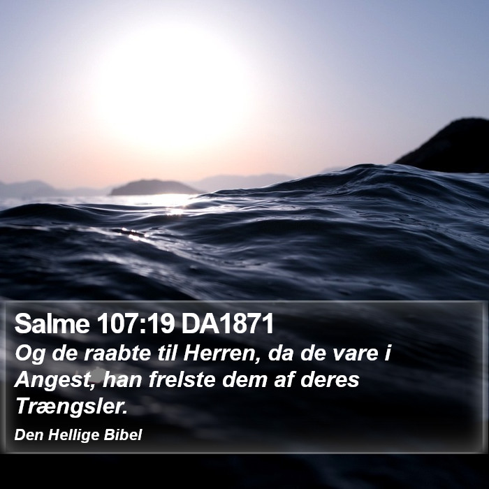 Salme 107:19 DA1871 Bible Study