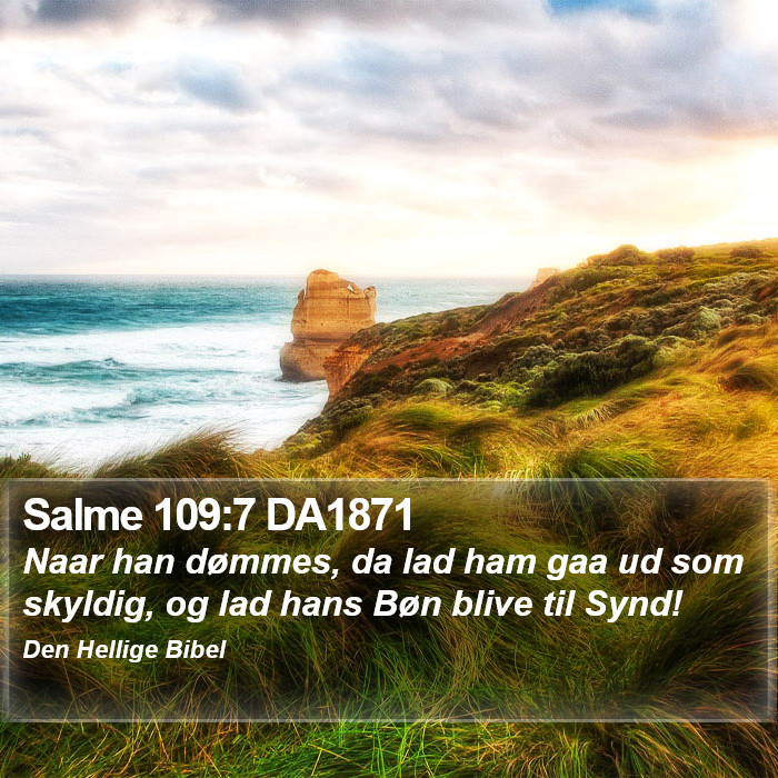 Salme 109:7 DA1871 Bible Study