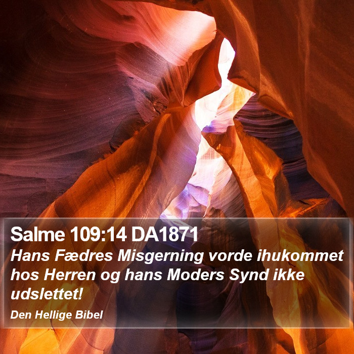 Salme 109:14 DA1871 Bible Study