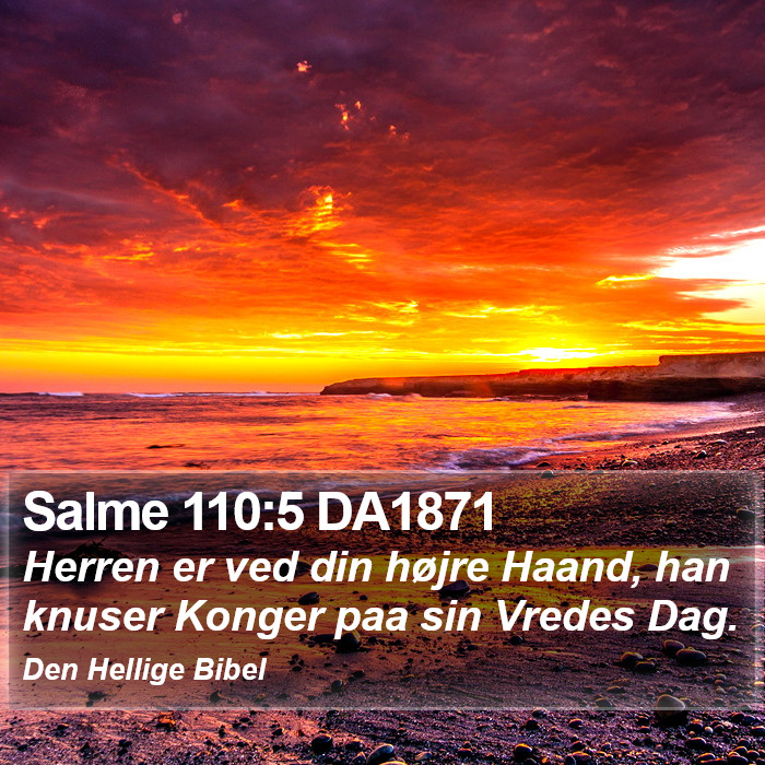 Salme 110:5 DA1871 Bible Study