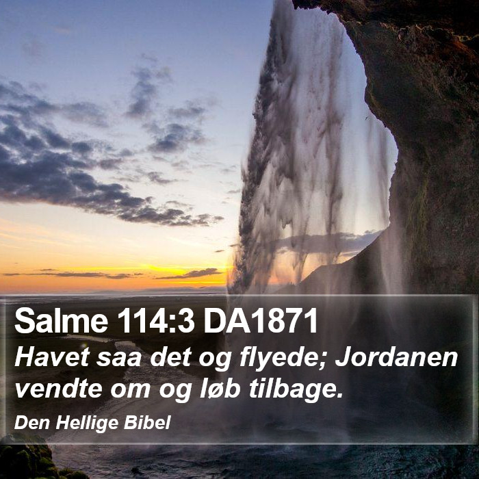 Salme 114:3 DA1871 Bible Study