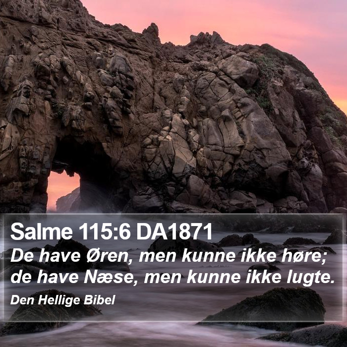 Salme 115:6 DA1871 Bible Study