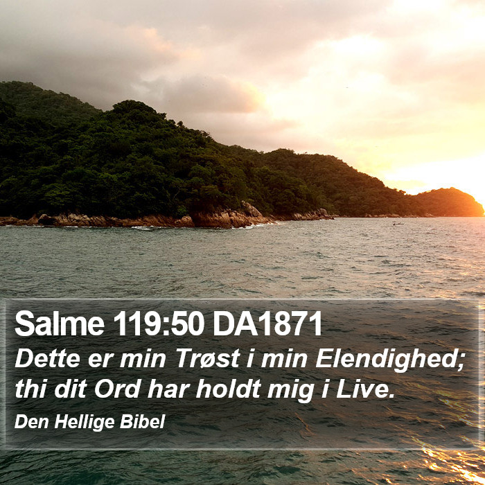 Salme 119:50 DA1871 Bible Study