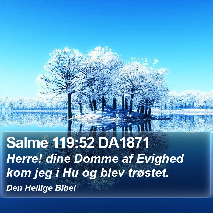 Salme 119:52 DA1871 Bible Study