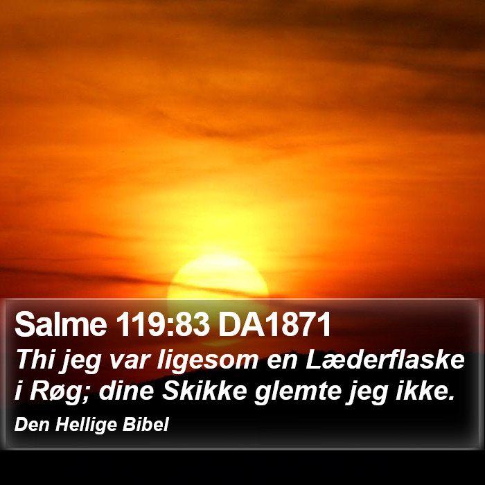 Salme 119:83 DA1871 Bible Study