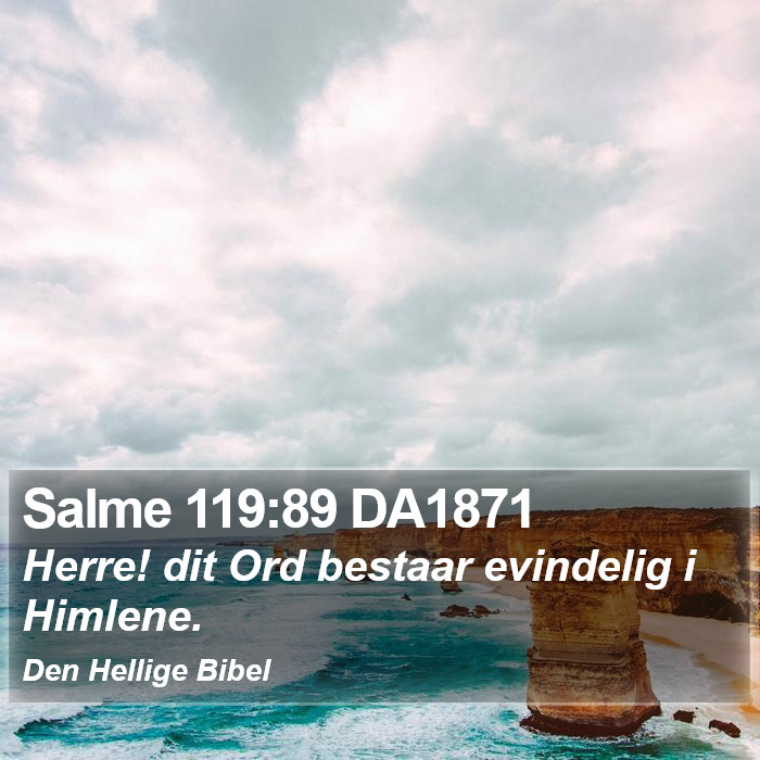 Salme 119:89 DA1871 Bible Study