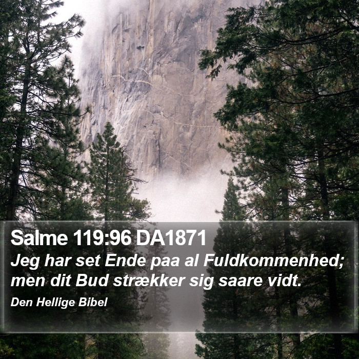 Salme 119:96 DA1871 Bible Study