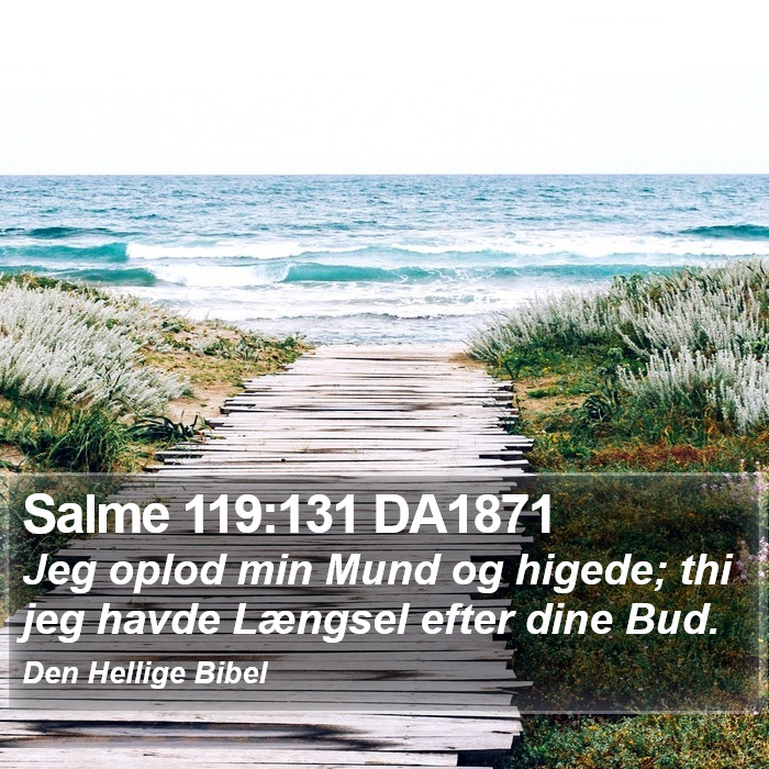 Salme 119:131 DA1871 Bible Study