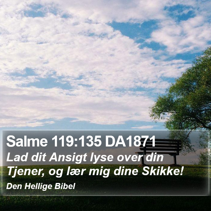 Salme 119:135 DA1871 Bible Study