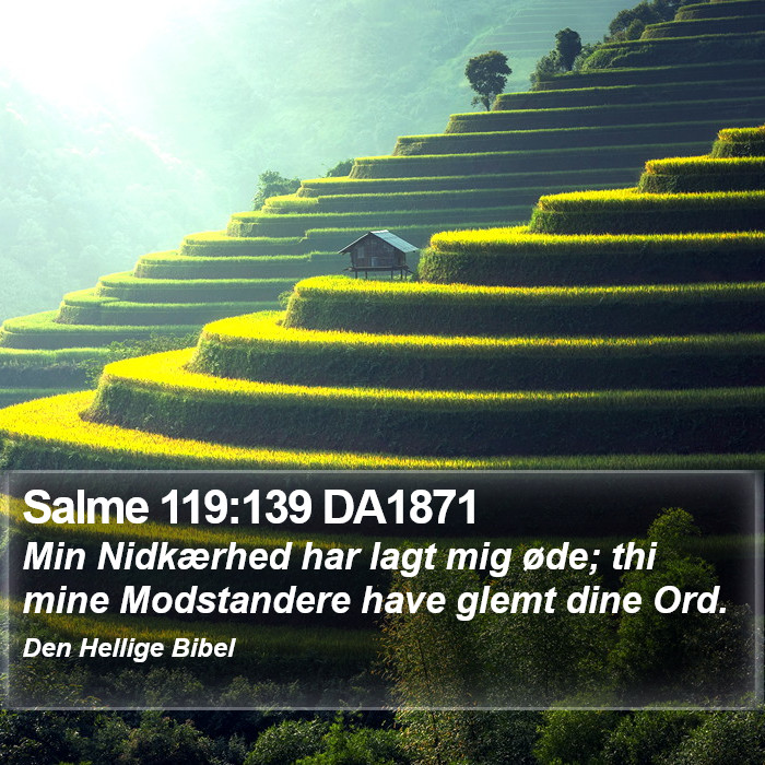 Salme 119:139 DA1871 Bible Study