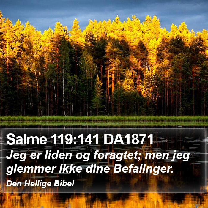 Salme 119:141 DA1871 Bible Study