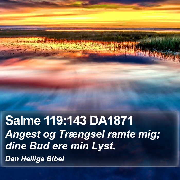 Salme 119:143 DA1871 Bible Study