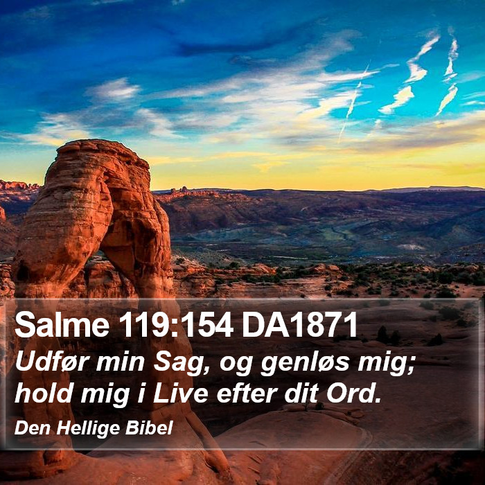 Salme 119:154 DA1871 Bible Study