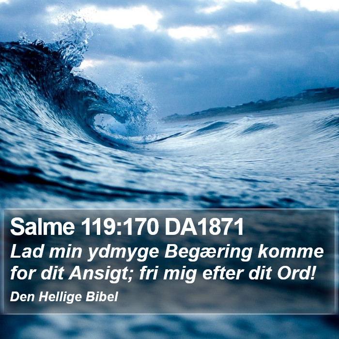 Salme 119:170 DA1871 Bible Study