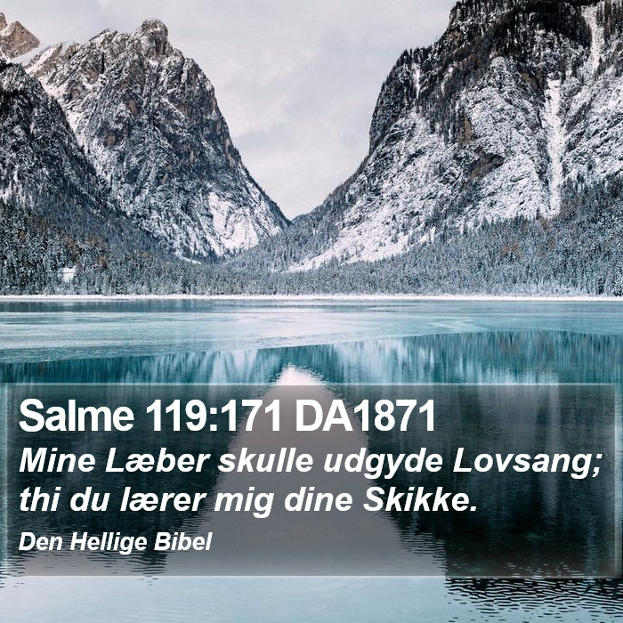 Salme 119:171 DA1871 Bible Study