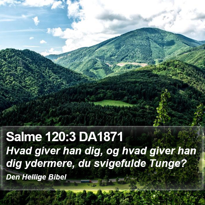 Salme 120:3 DA1871 Bible Study