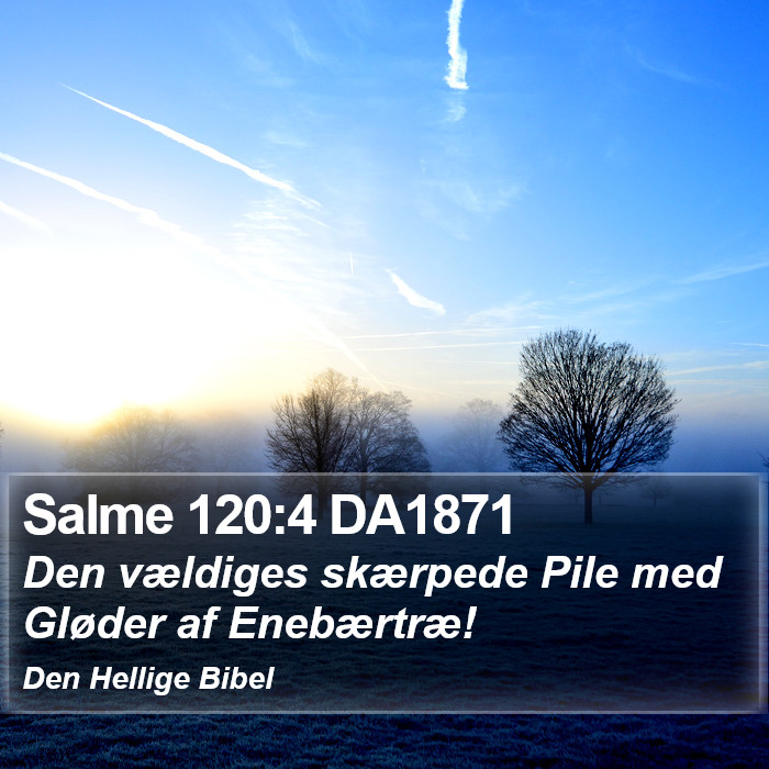 Salme 120:4 DA1871 Bible Study