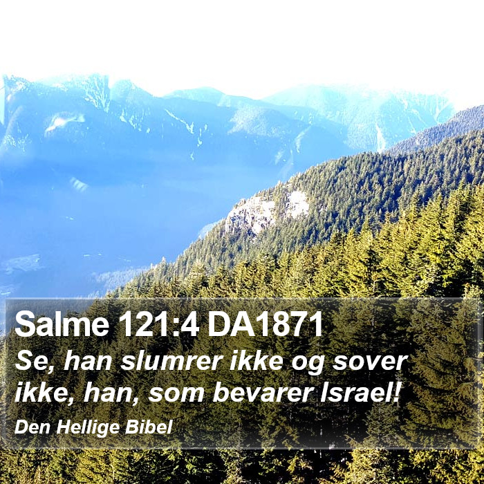 Salme 121:4 DA1871 Bible Study