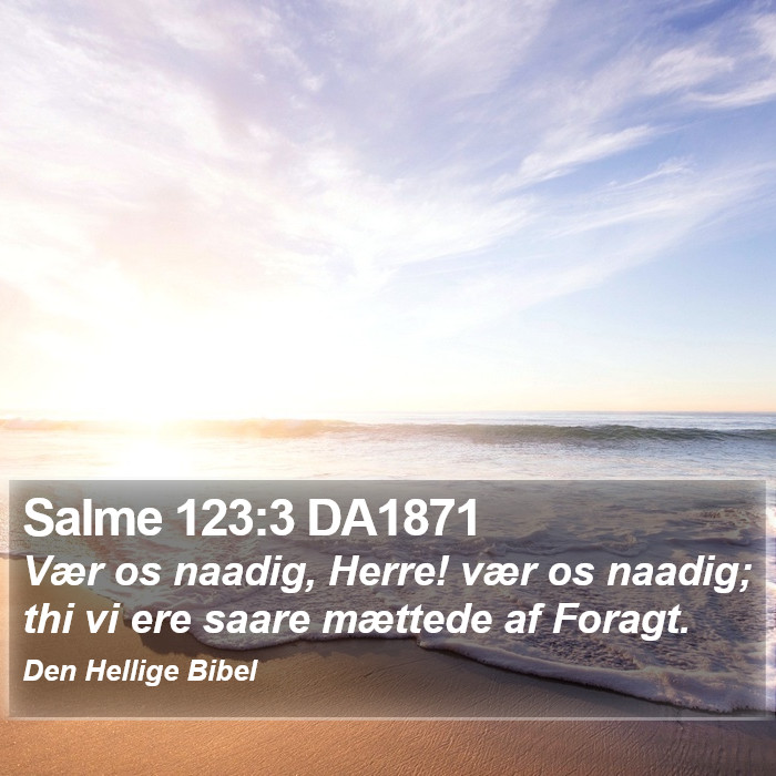 Salme 123:3 DA1871 Bible Study