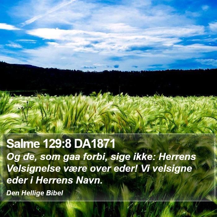 Salme 129:8 DA1871 Bible Study