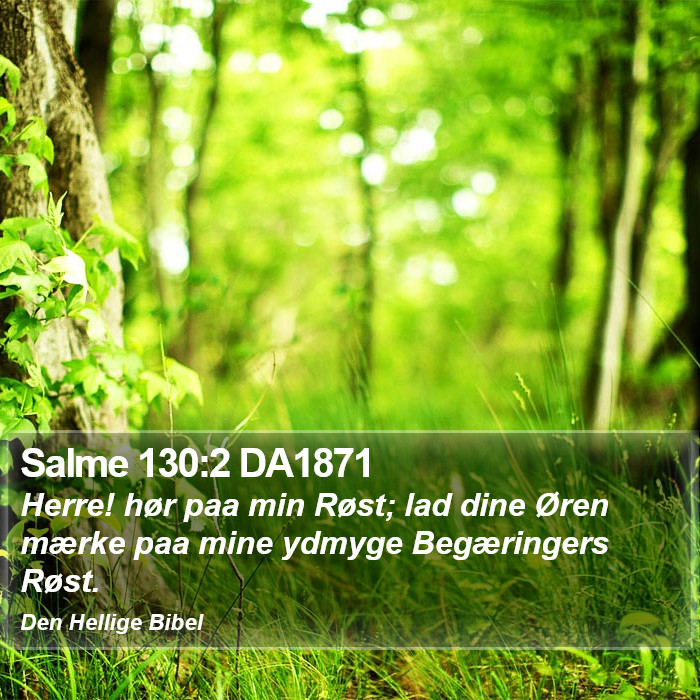Salme 130:2 DA1871 Bible Study