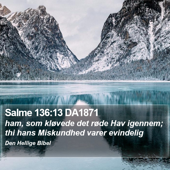 Salme 136:13 DA1871 Bible Study