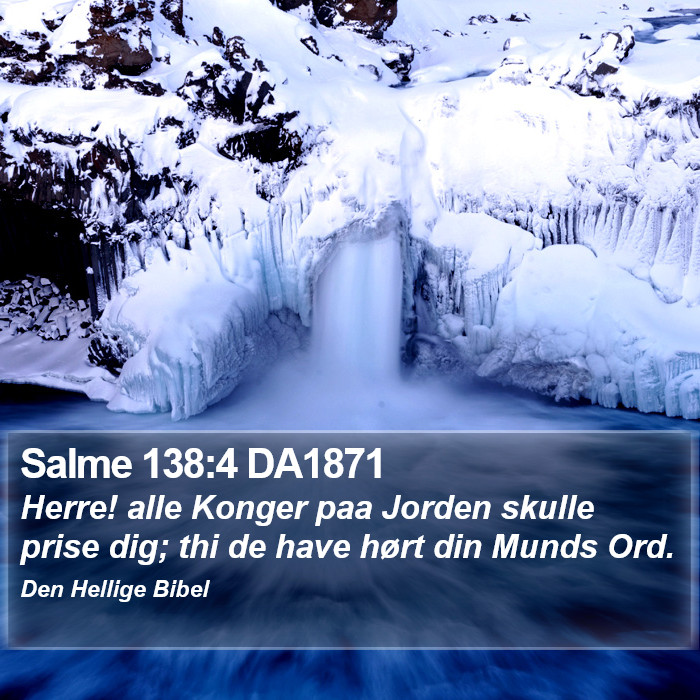 Salme 138:4 DA1871 Bible Study