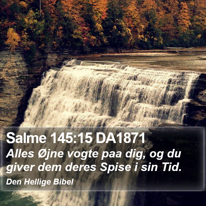 Salme 145:15 DA1871 Bible Study