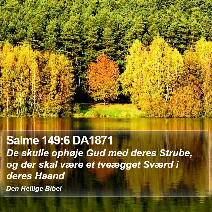 Salme 149:6 DA1871 Bible Study