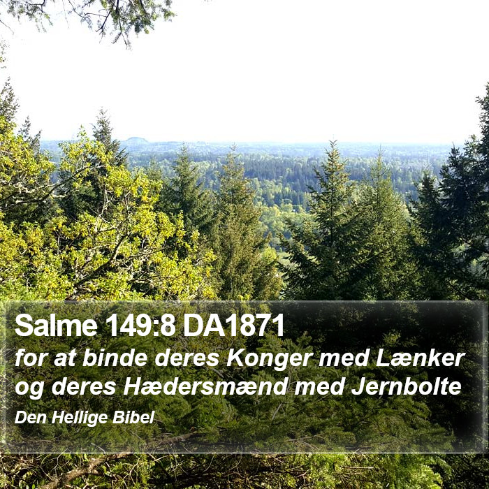 Salme 149:8 DA1871 Bible Study