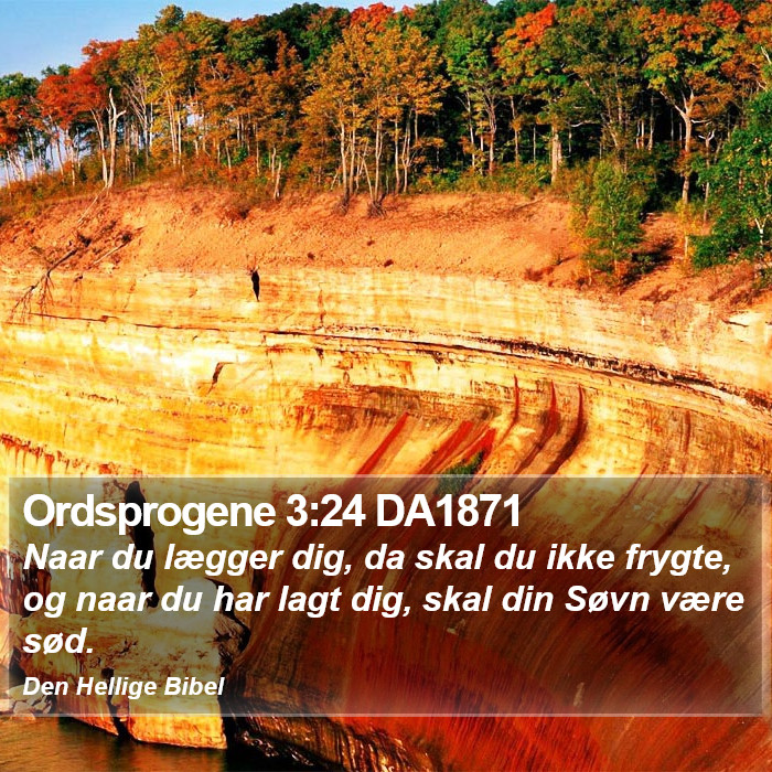 Ordsprogene 3:24 DA1871 Bible Study