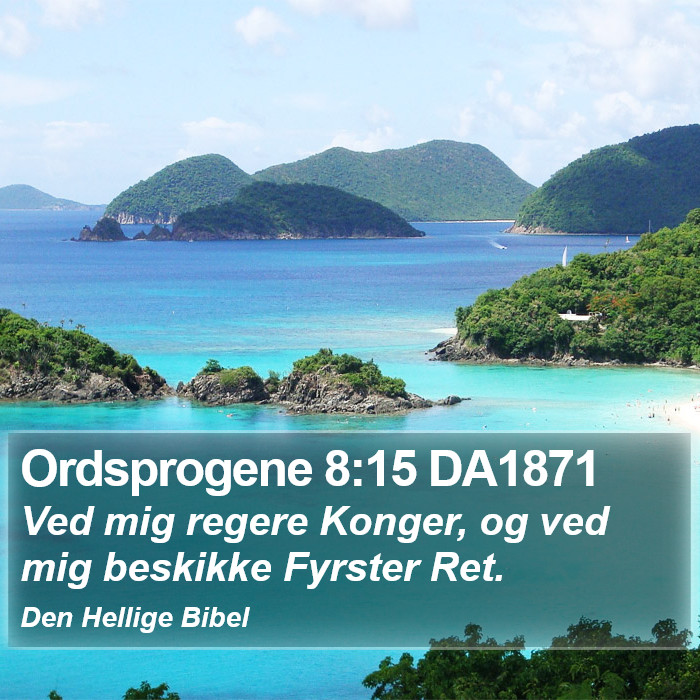 Ordsprogene 8:15 DA1871 Bible Study