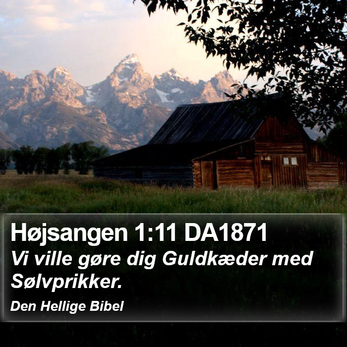 Højsangen 1:11 DA1871 Bible Study