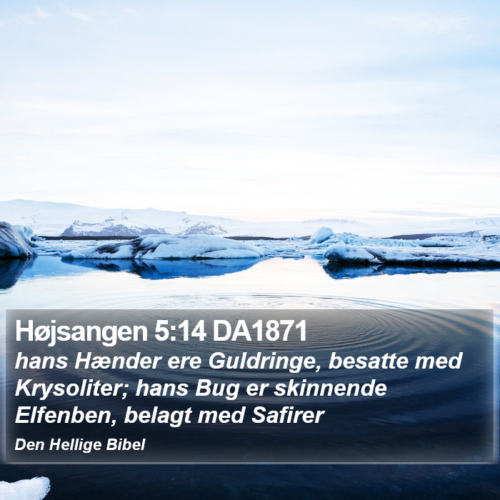 Højsangen 5:14 DA1871 Bible Study