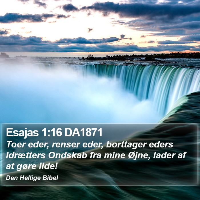 Esajas 1:16 DA1871 Bible Study