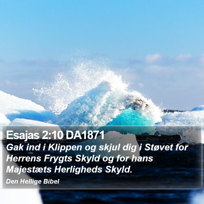 Esajas 2:10 DA1871 Bible Study