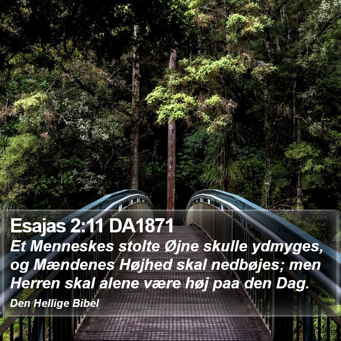 Esajas 2:11 DA1871 Bible Study