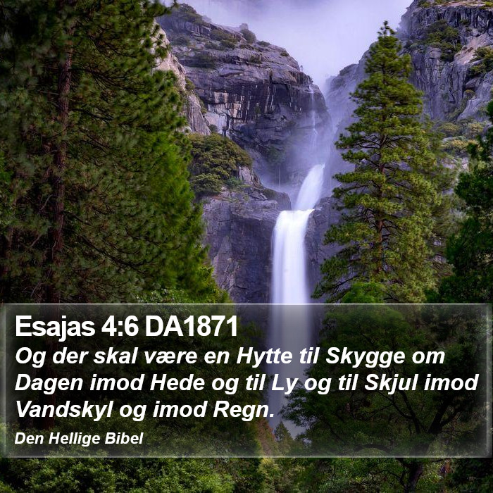 Esajas 4:6 DA1871 Bible Study