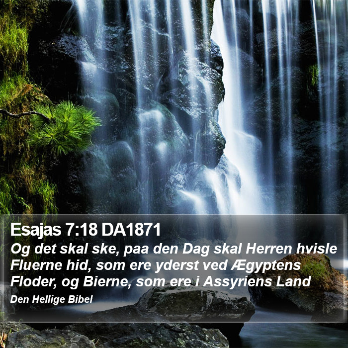 Esajas 7:18 DA1871 Bible Study