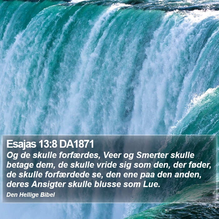 Esajas 13:8 DA1871 Bible Study