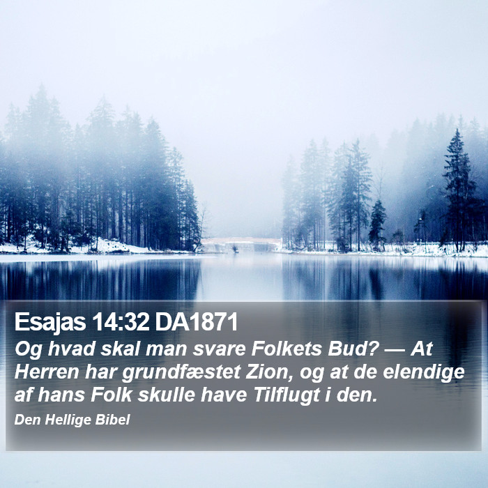 Esajas 14:32 DA1871 Bible Study