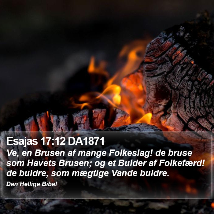 Esajas 17:12 DA1871 Bible Study