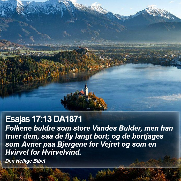 Esajas 17:13 DA1871 Bible Study