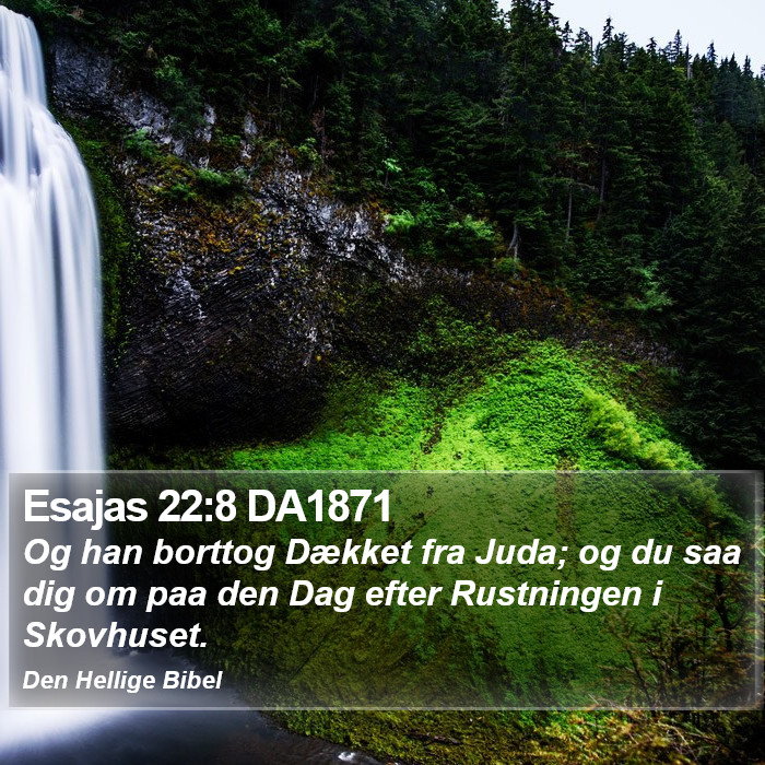 Esajas 22:8 DA1871 Bible Study