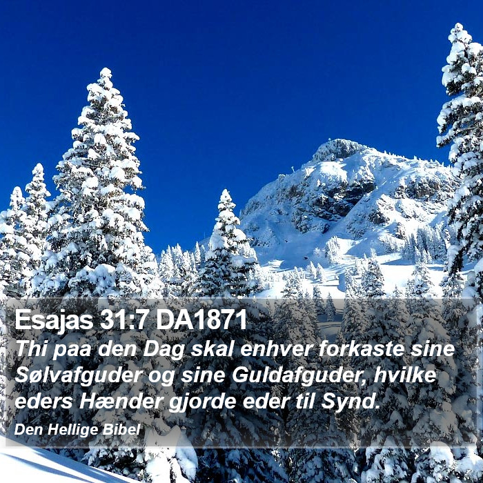 Esajas 31:7 DA1871 Bible Study