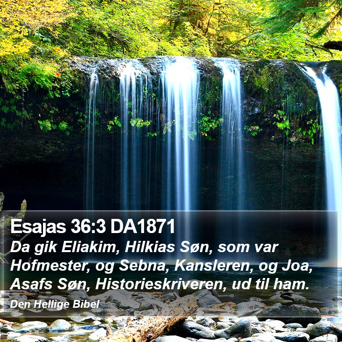 Esajas 36:3 DA1871 Bible Study