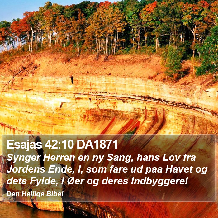 Esajas 42:10 DA1871 Bible Study