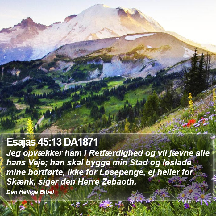 Esajas 45:13 DA1871 Bible Study