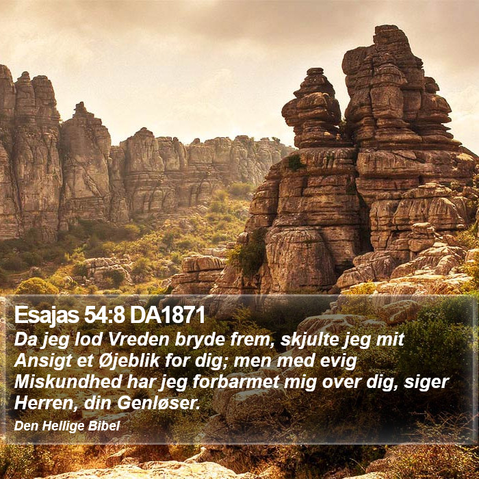 Esajas 54:8 DA1871 Bible Study