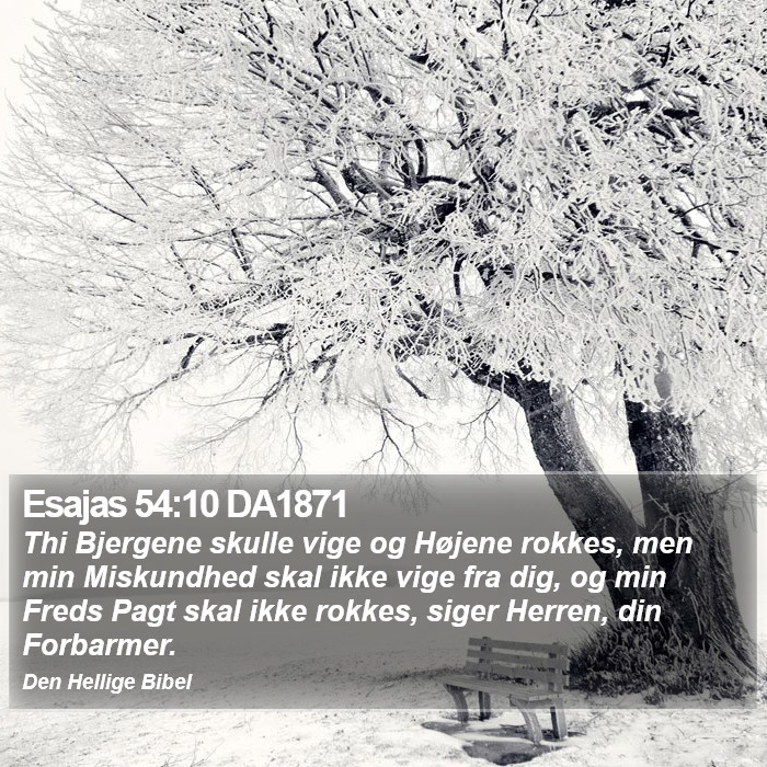 Esajas 54:10 DA1871 Bible Study